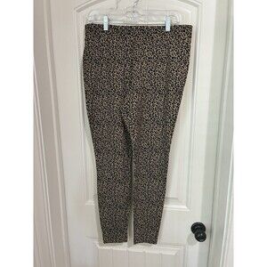 Old Navy Stevie Leopard Cheetah Animal Print Pull On Pants  Womens Size Large